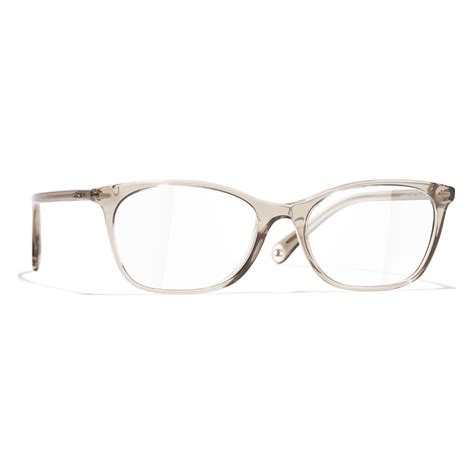 Optical: Rectangle Eyeglasses, acetate Taupe — Fashion.